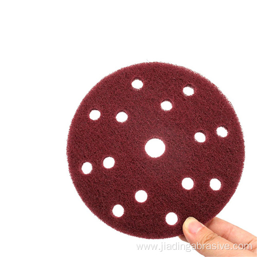 industrial scouring pad 4" nylon non-woven hand pad